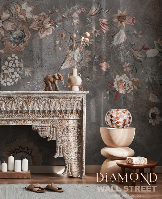 Фотообои в интерьере артикул Diamond 14, DIAMOND, Wall street