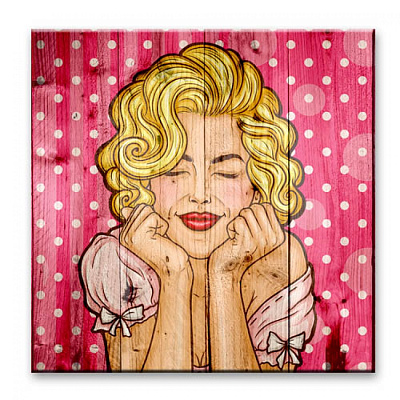 Картины Pop-art - 06 Розовые мечты, Pop-art, Creative Wood Картины Pop-art - 06 Розовые мечты, Pop-art, Creative Wood